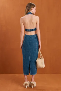 Online CULT GAIA ABI DRESS Indigo