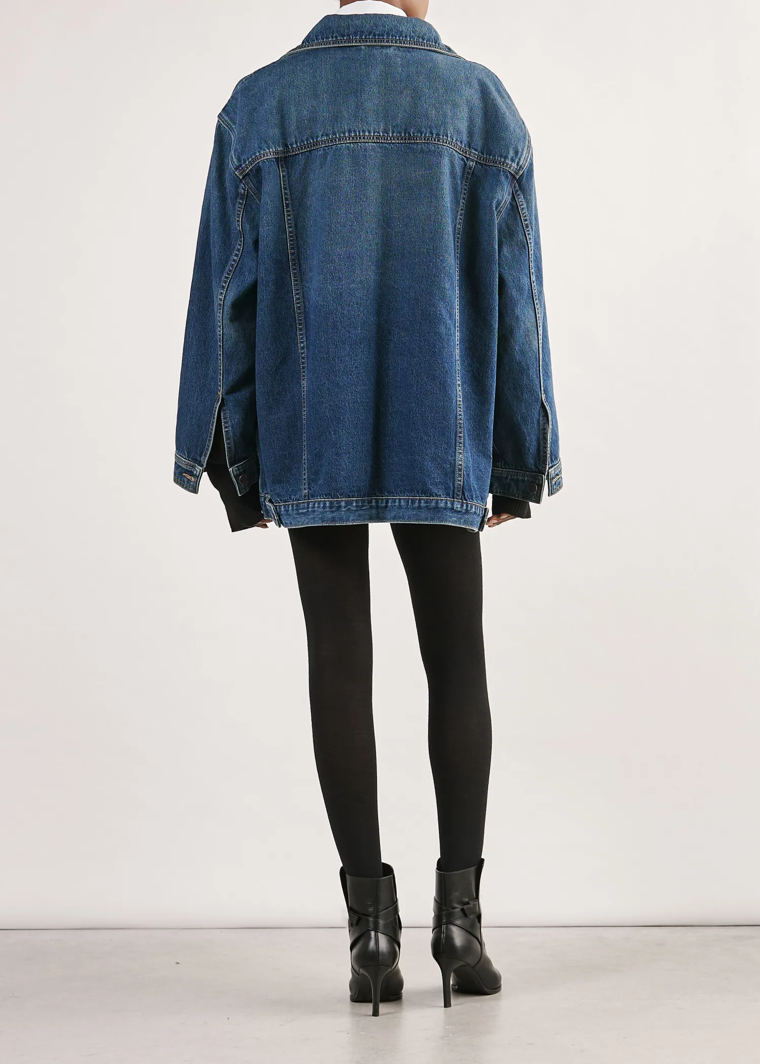 New NILI LOTAN ADAM OVERSIZED DENIM JACKET