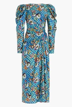 Sale ULLA JOHNSON AMALIE DRESS Azul
