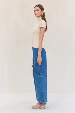 Store CULT GAIA ANNEMIE KNIT TOP Beach