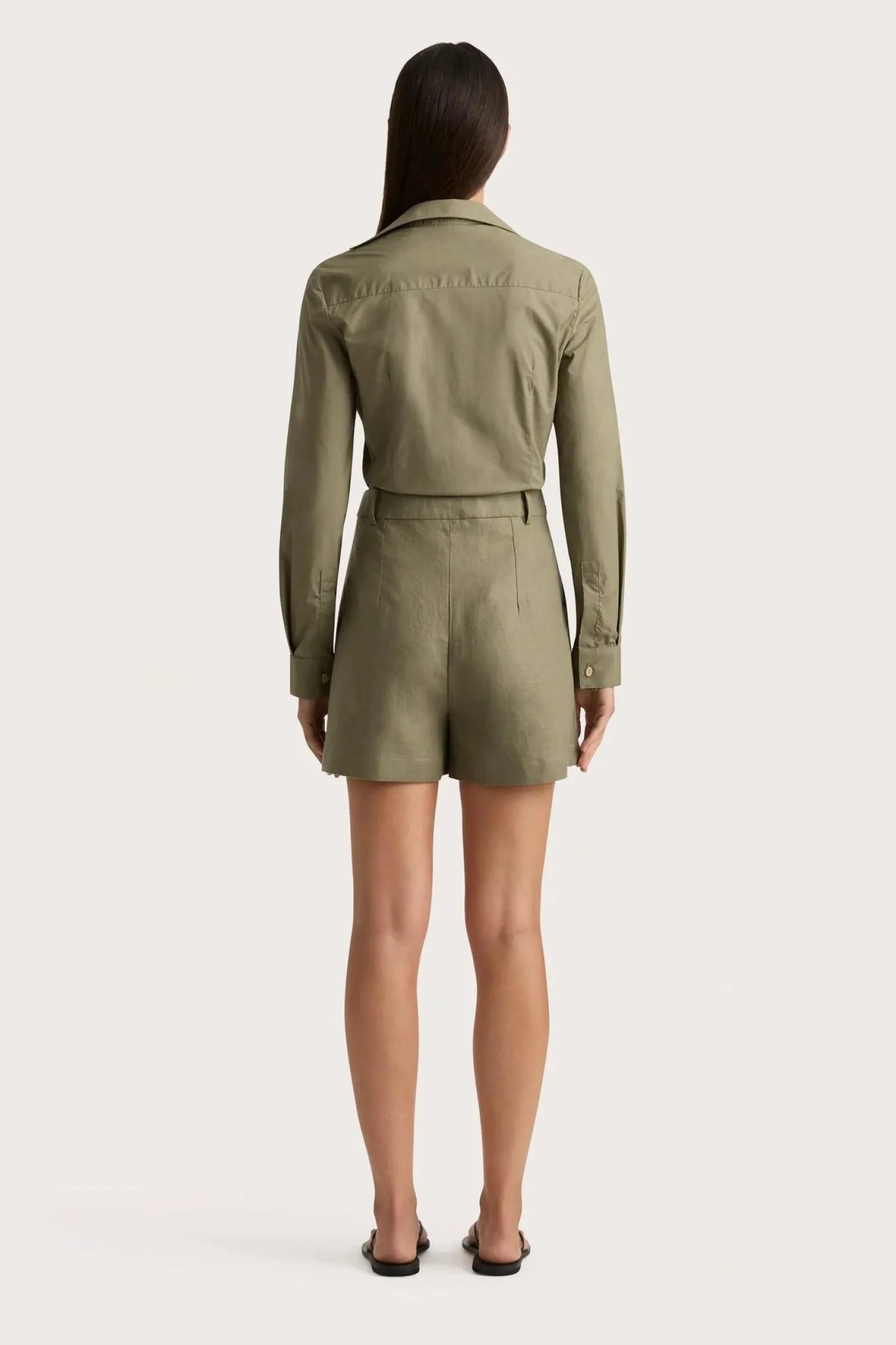 Cheap FAITHFULL THE BRAND ANTIBES SHORT Khaki