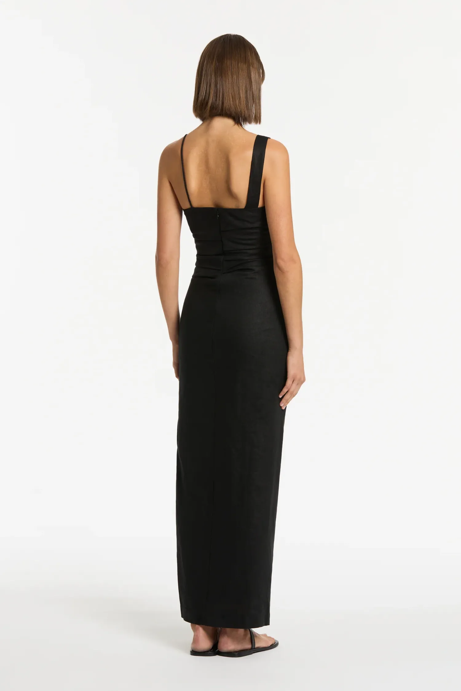 Store SIR ANTONIA BEADED MIDI DRESS Black
