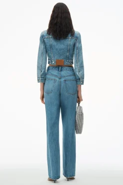 Best Sale ALEXANDER WANG ASYMMETRICAL WAISTBAND JEAN WITH BIKINI