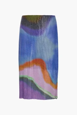 Store CHRISTOPHER ESBER AURA GLOWMESH MIDI SKIRT AuraPrint