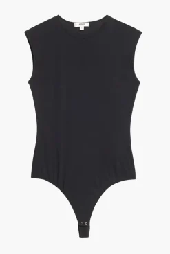 Best Sale AGOLDE AURA SLEEVELESS BODYSUIT Black