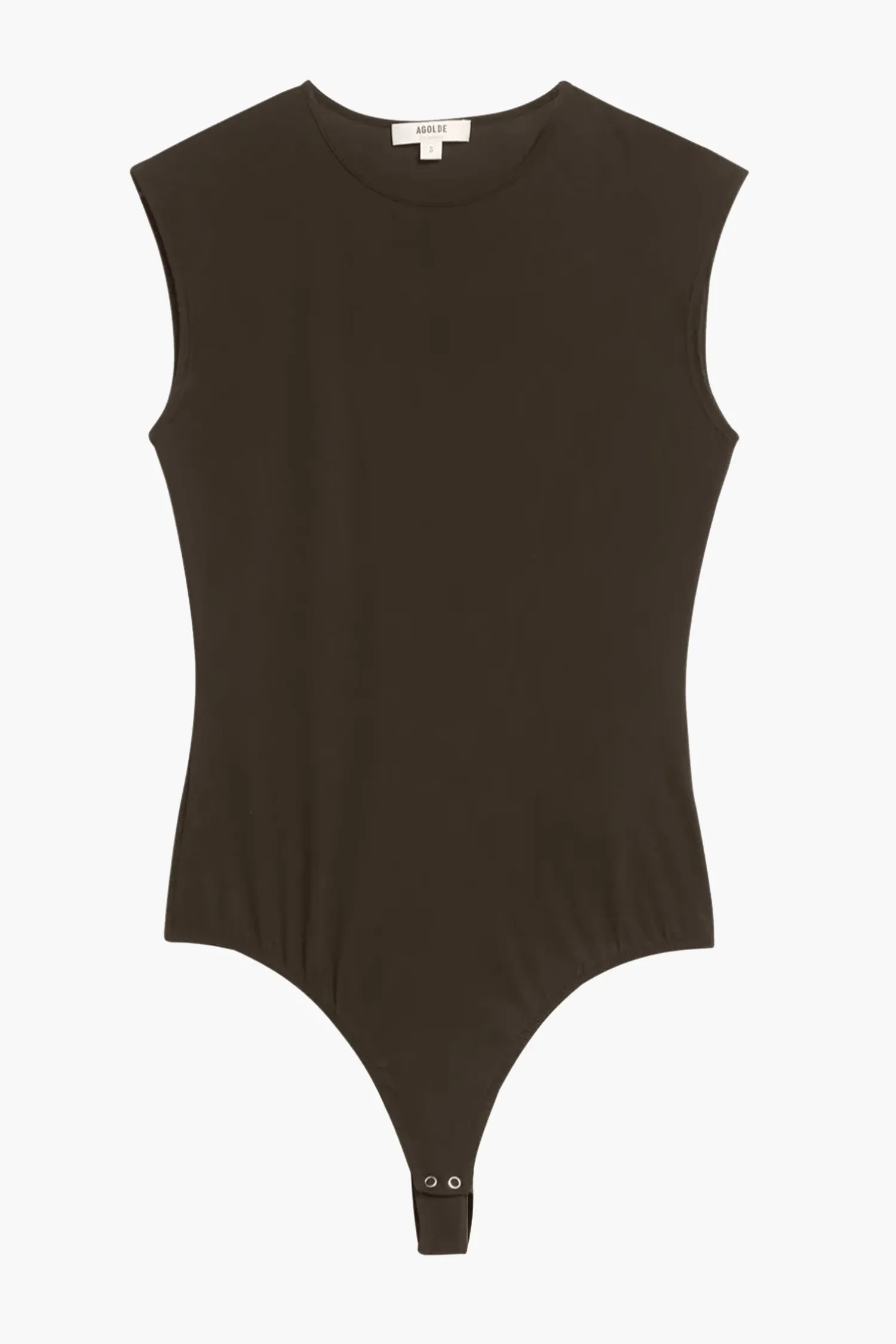 Shop AGOLDE AURA SLEEVELESS BODYSUIT Potion
