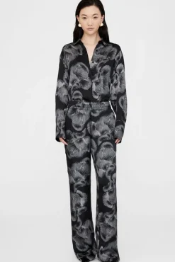 Flash Sale ANINE BING AVALON SHIRT BlackMushroomPrint