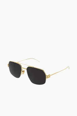 Sale BOTTEGA VENETA AVIATOR FRAME SUNGLASSES