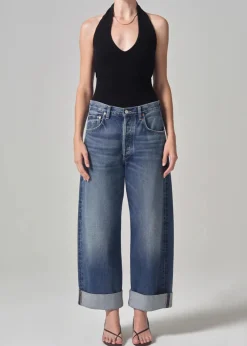 Outlet CITIZENS OF HUMANITY AYLA BAGGY CUFFED CROP JEAN Brielle