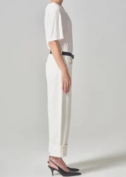 Best Sale CITIZENS OF HUMANITY AYLA BAGGY CUFFED CROP JEAN Pashmina