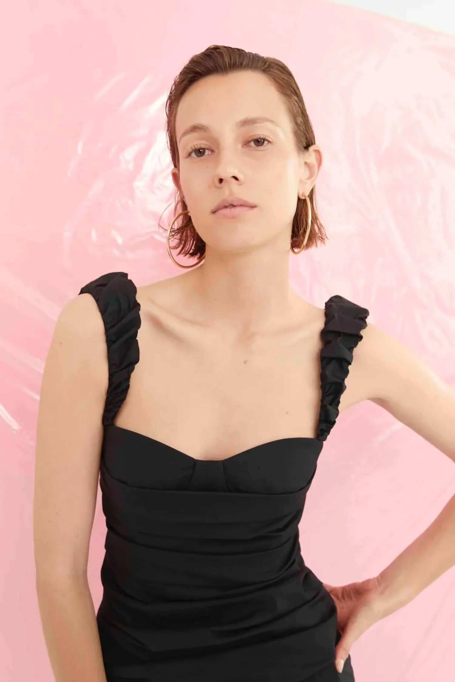 Fashion SIR AZUL BALCONETTE GOWN Black