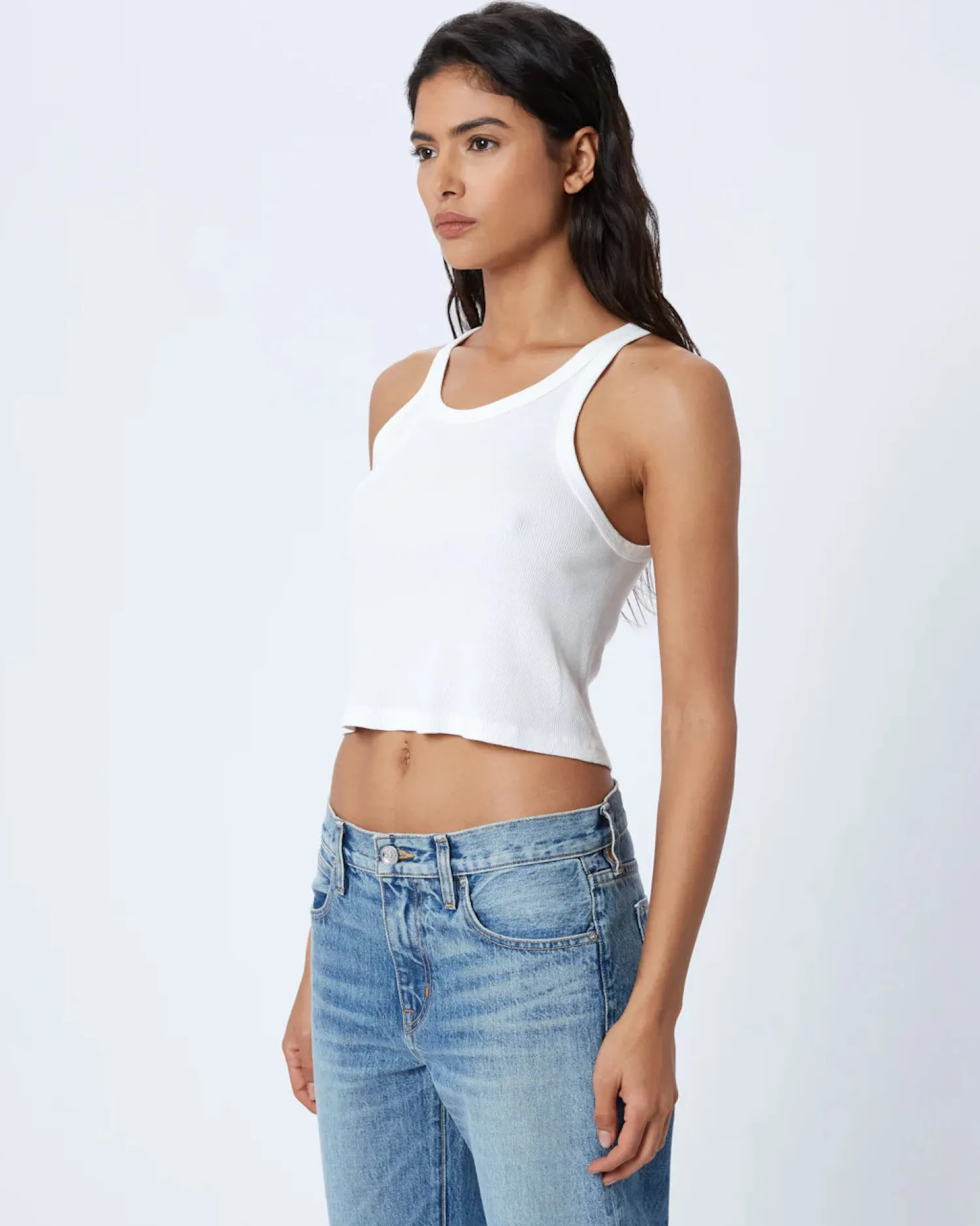 Clearance SLVRLAKE BABY TANK NaturalWhite