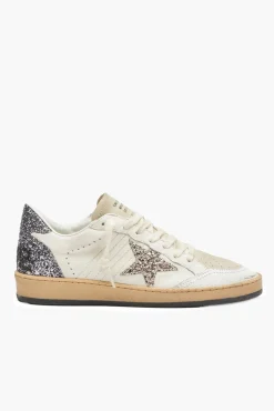 Sale GOLDEN GOOSE BALLSTAR SNEAKER WHITE/CINDER/ANTRACITE