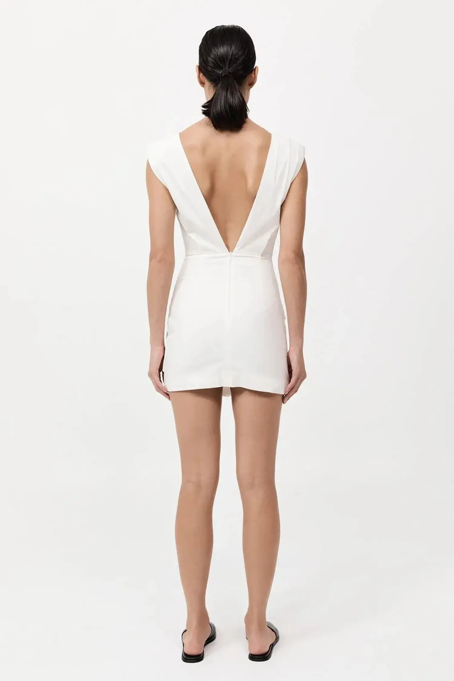 Outlet ST. AGNI BATEAU TUCK MINI DRESS