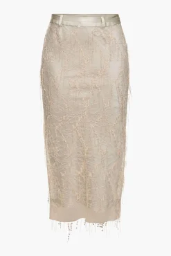 Fashion CHRISTOPHER ESBER BEADED IVY LACE SKIRT Balm
