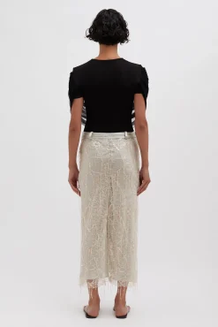 Fashion CHRISTOPHER ESBER BEADED IVY LACE SKIRT Balm
