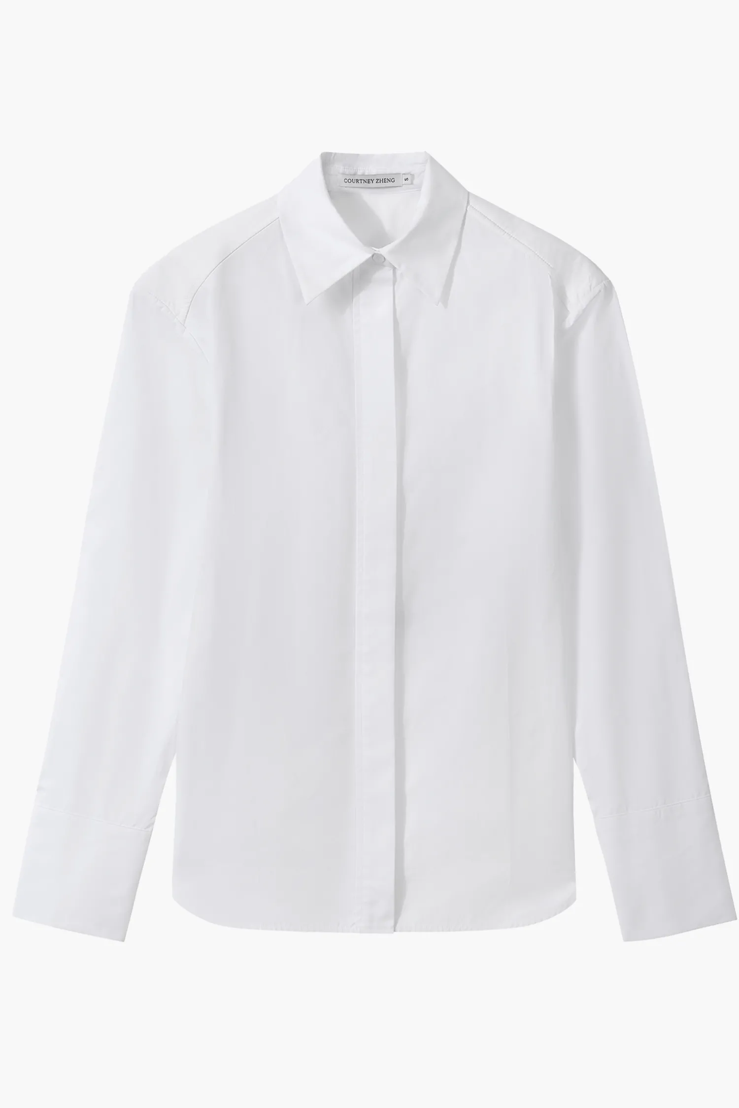 Hot COURTNEY ZHENG BELT BACK SHIRT