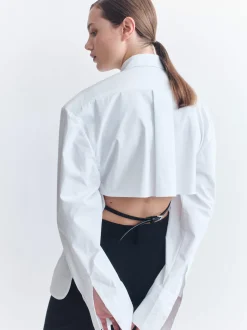 Hot COURTNEY ZHENG BELT BACK SHIRT