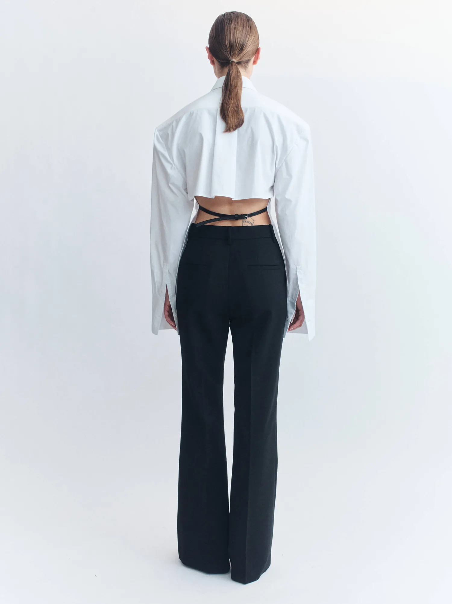 Hot COURTNEY ZHENG BELT BACK SHIRT