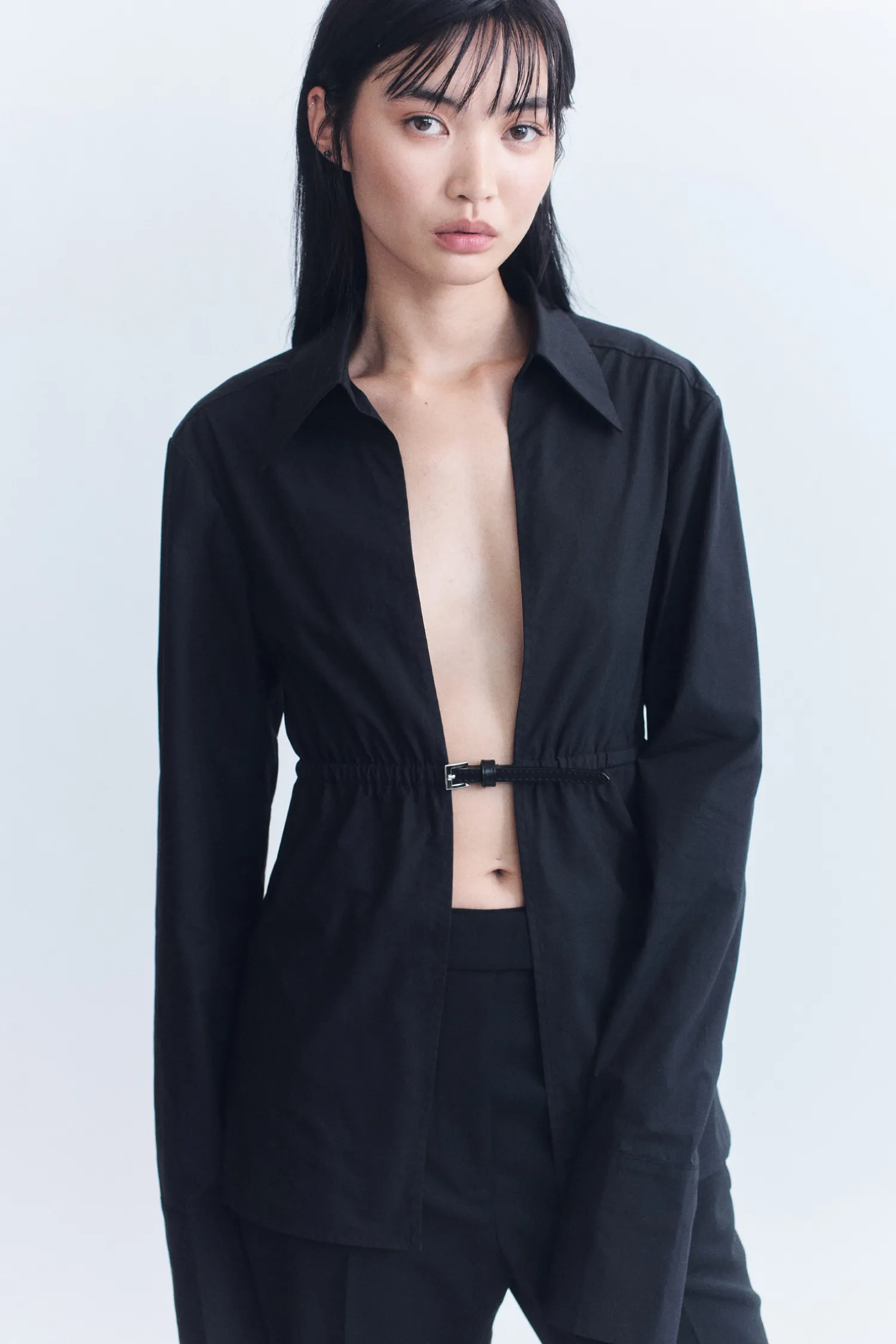 Outlet COURTNEY ZHENG BELT FRONT SHIRT