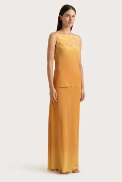 Fashion FAITHFULL THE BRAND BIARRITZ TOP TerracottaOmbre