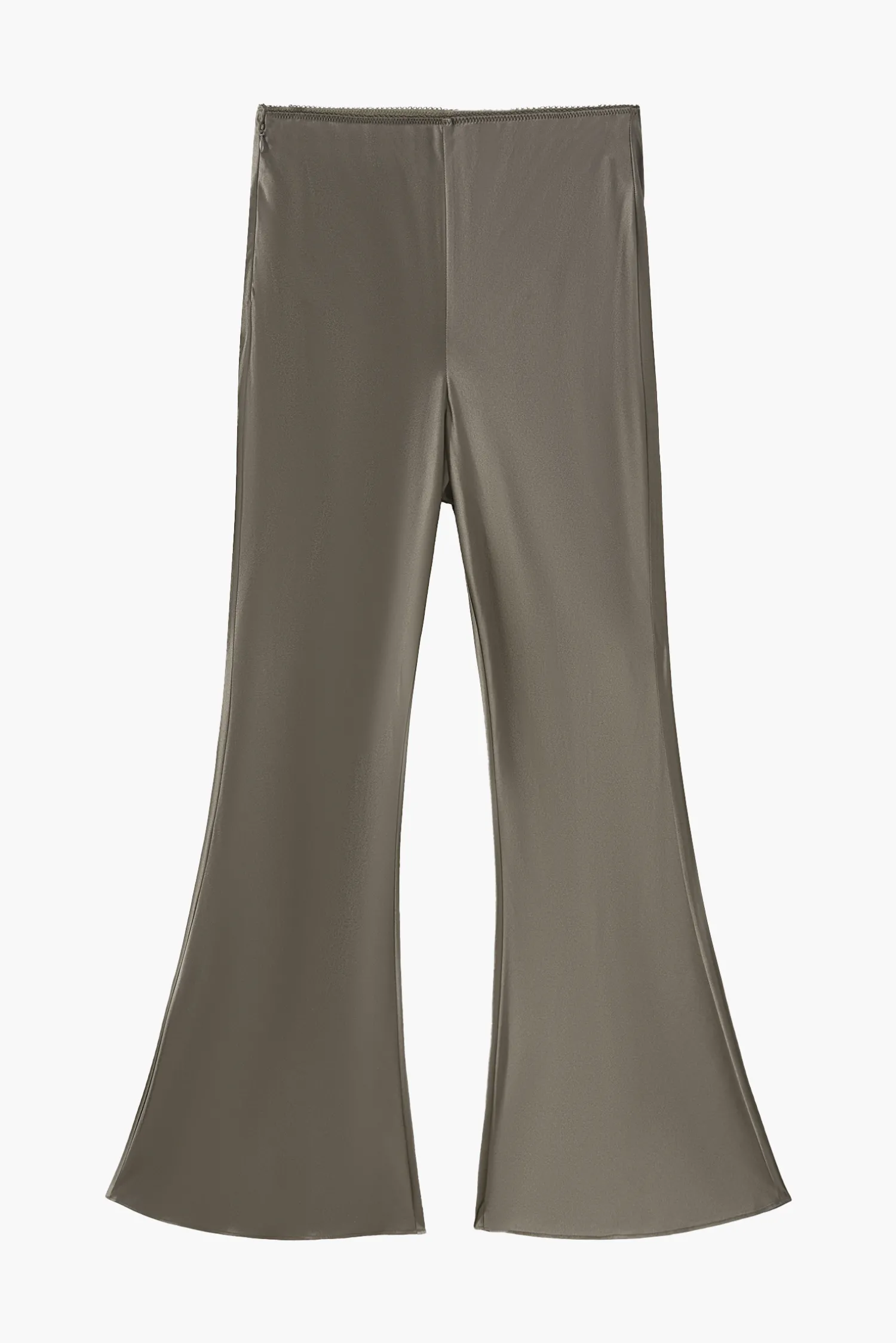 Discount COURTNEY ZHENG BIAS SILK FLARE PANTS