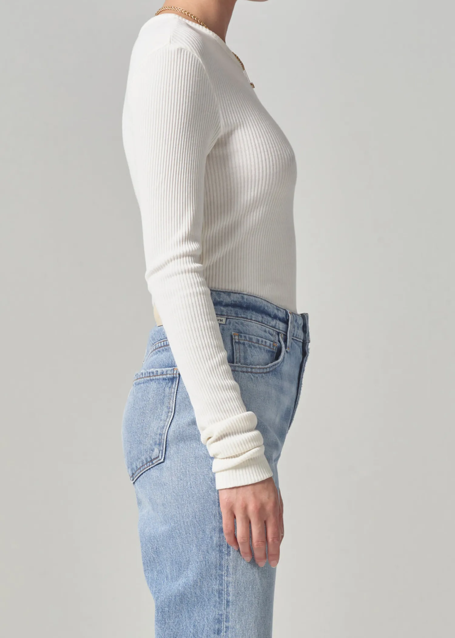 Flash Sale CITIZENS OF HUMANITY BINA CREWNECK Pashmina
