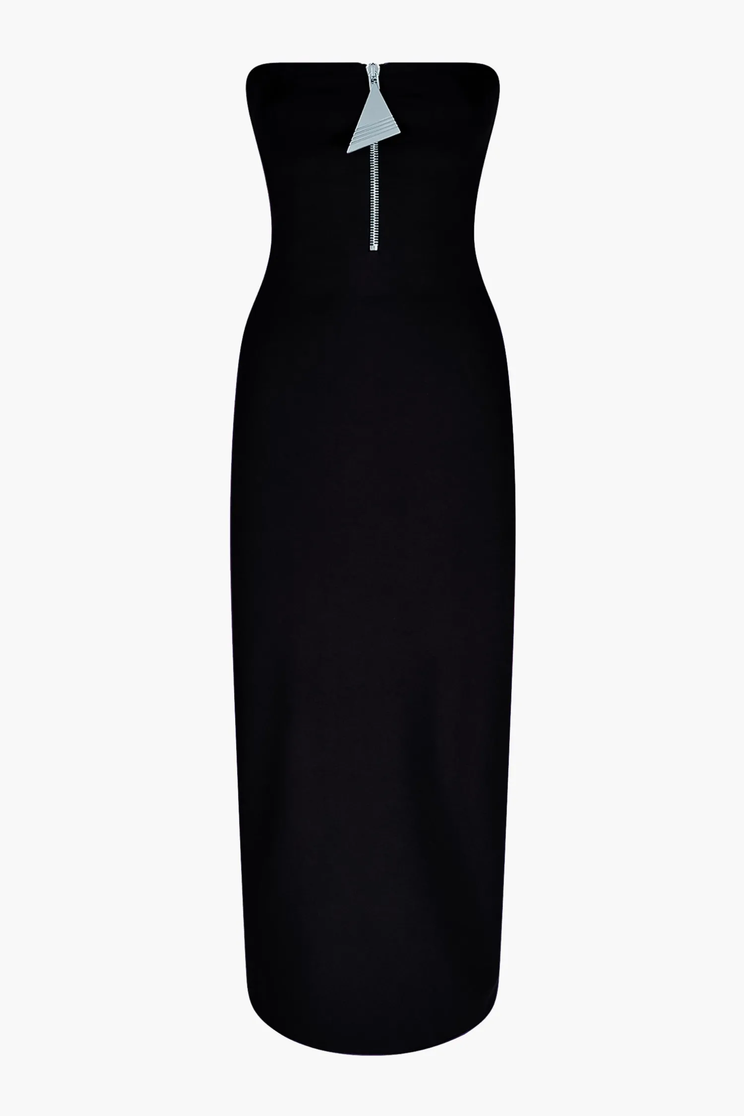 Shop THE ATTICO MIDI DRESS Black