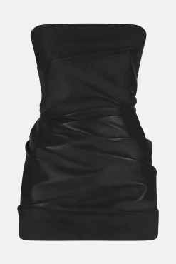 Store THE ATTICO MINI DRESS Black