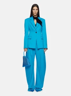 Cheap THE ATTICO BLUE BLAZER CapriBlue