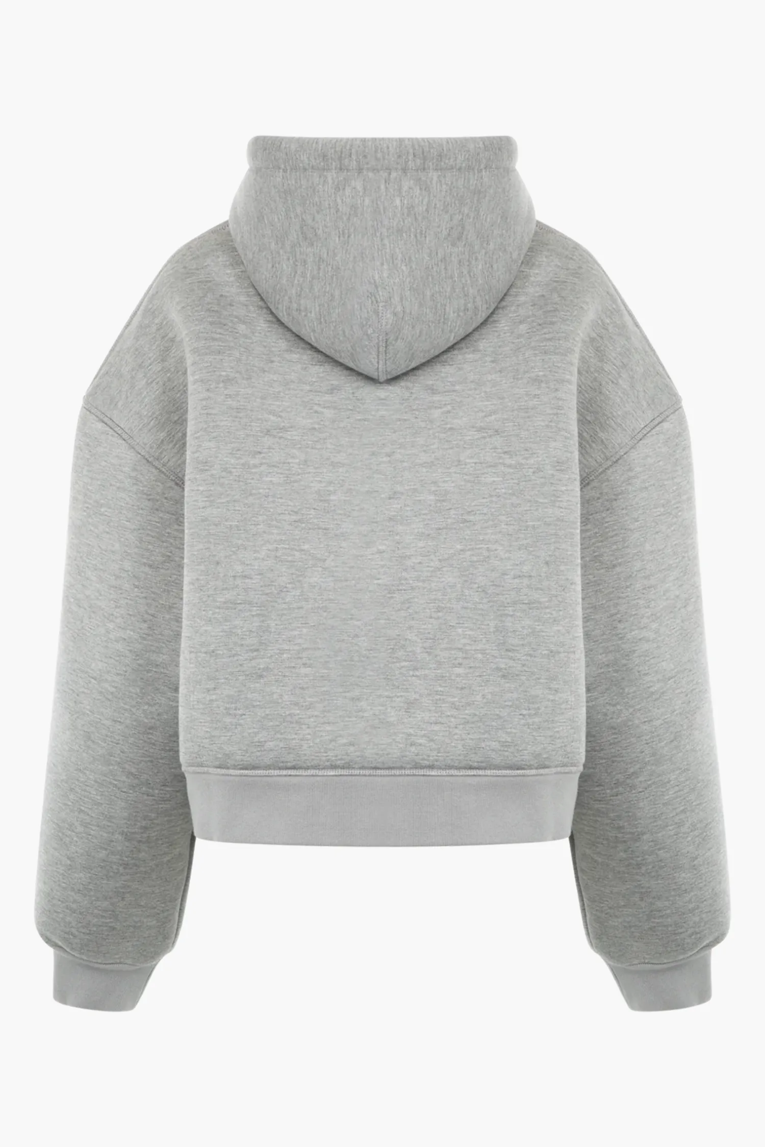 Discount WARDROBE.NYC BONDED ZIP HOODIE GreyMarl