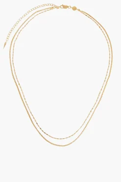 Shop MISSOMA BOX LINK DOUBLE CHAIN NECKLACE