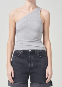Cheap AGOLDE BRITA TANK GreyHeather