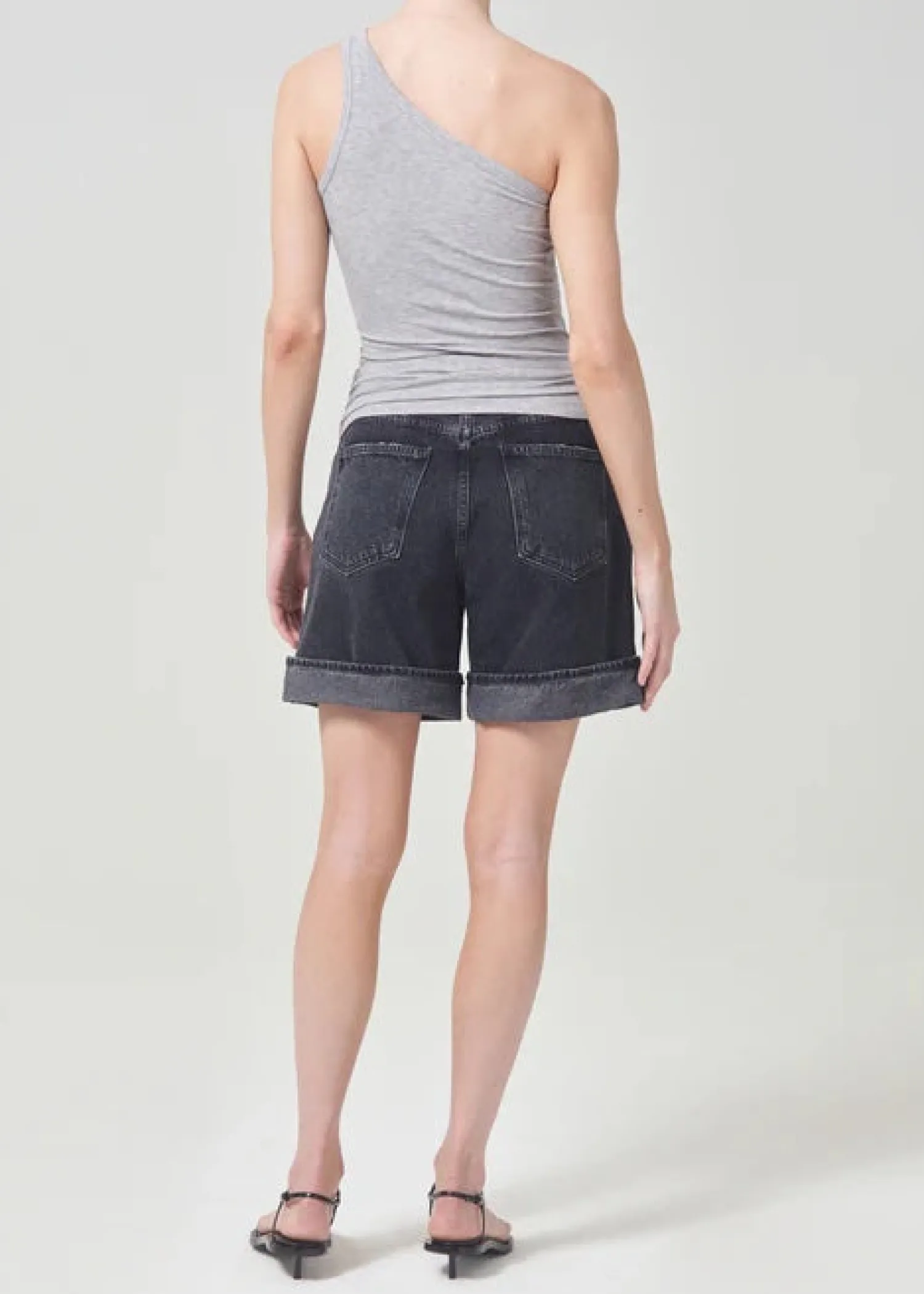 Cheap AGOLDE BRITA TANK GreyHeather