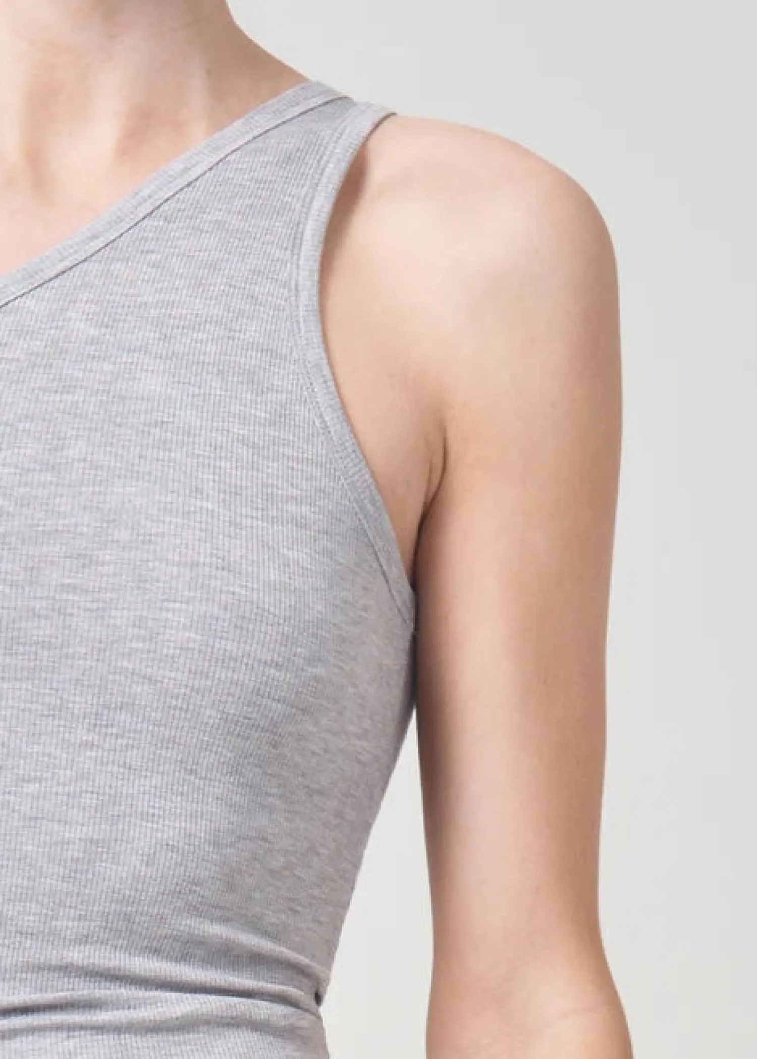 Cheap AGOLDE BRITA TANK GreyHeather