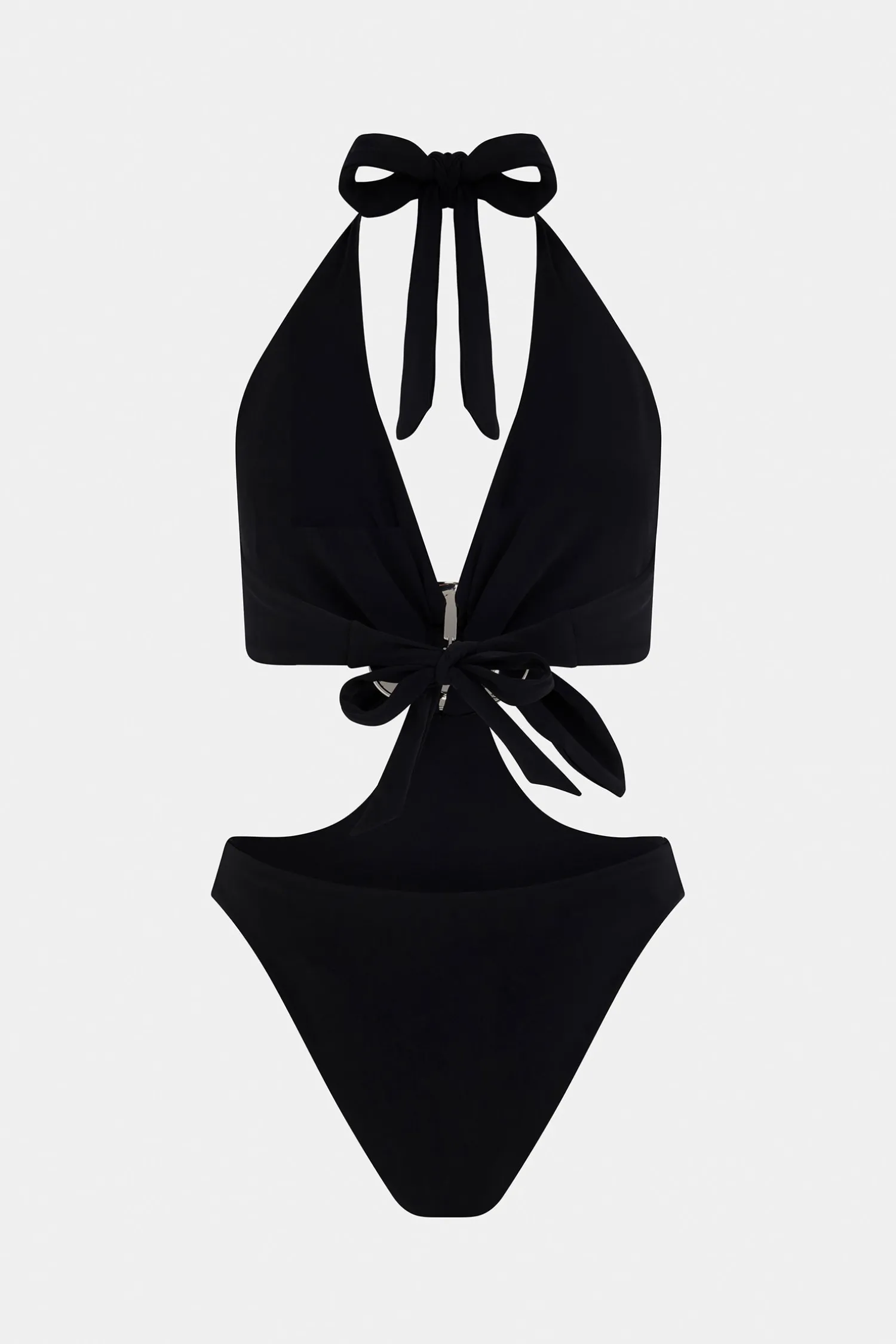 Shop LOUISA BALLOU BUCKLE ONE PIECE Black