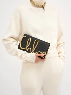 Cheap CHLOÉ C CHLOE CROSSBODY BAG Black