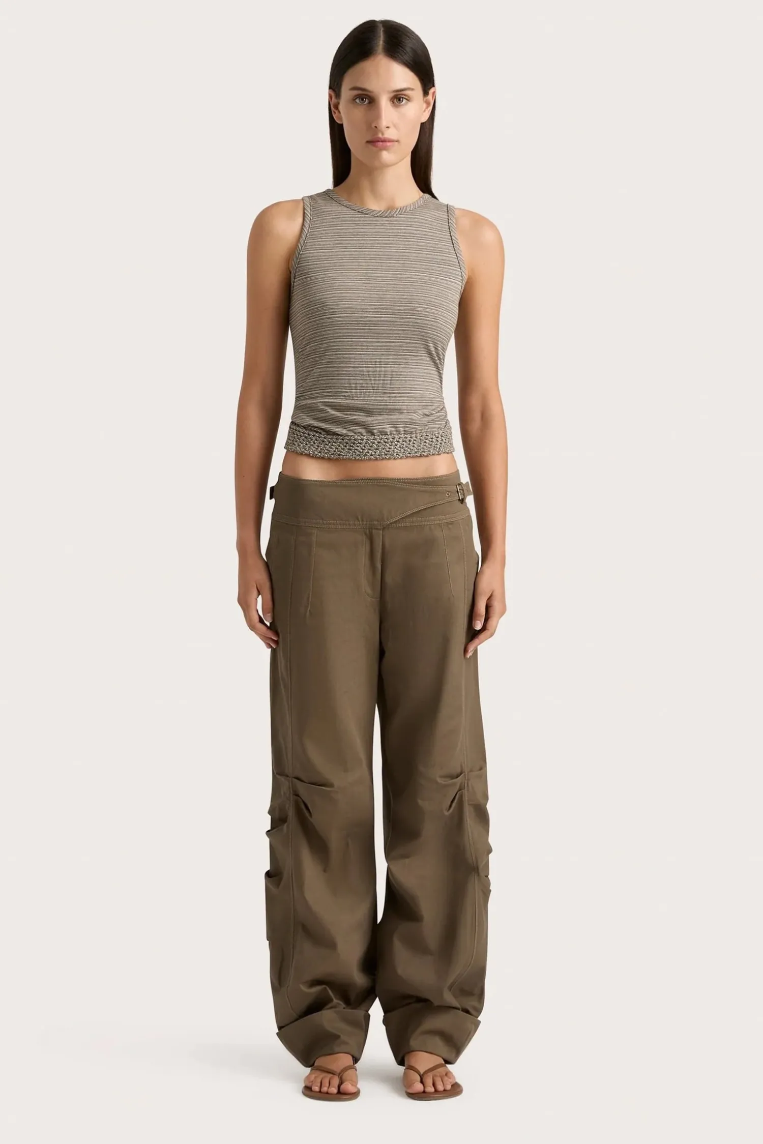 Store FAITHFULL THE BRAND CALAIS PANT Walnut