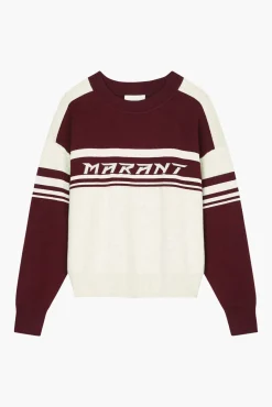 Clearance ISABEL MARANT ÉTOILE CALLIE PULLOVER DarkPlum