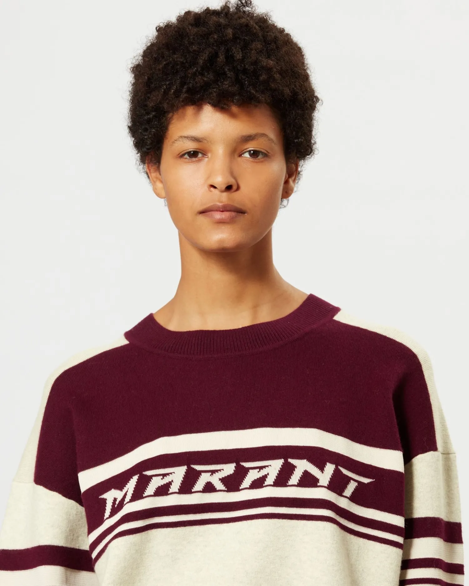 Clearance ISABEL MARANT ÉTOILE CALLIE PULLOVER DarkPlum
