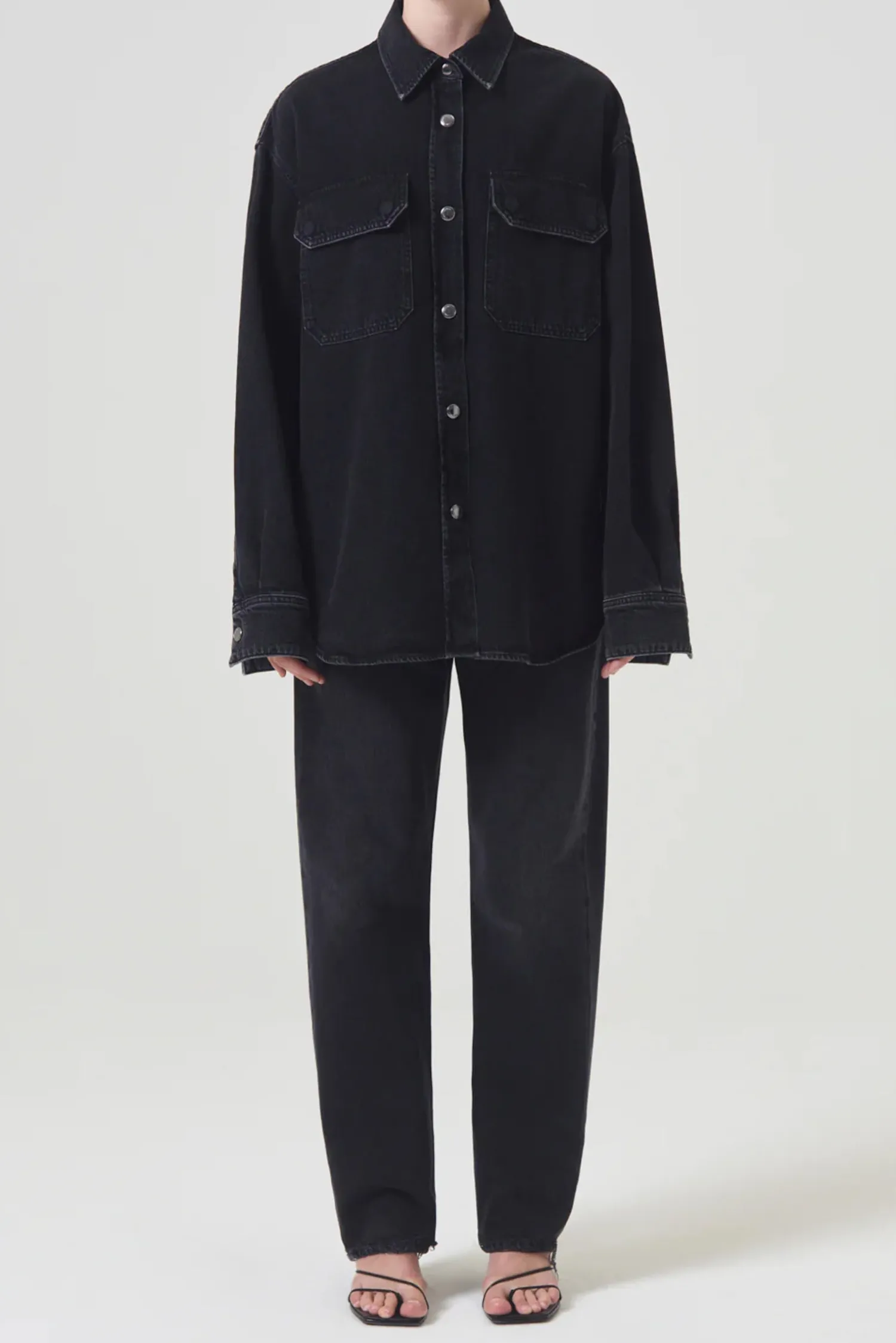Cheap AGOLDE CAMRYN SHIRT Crushed