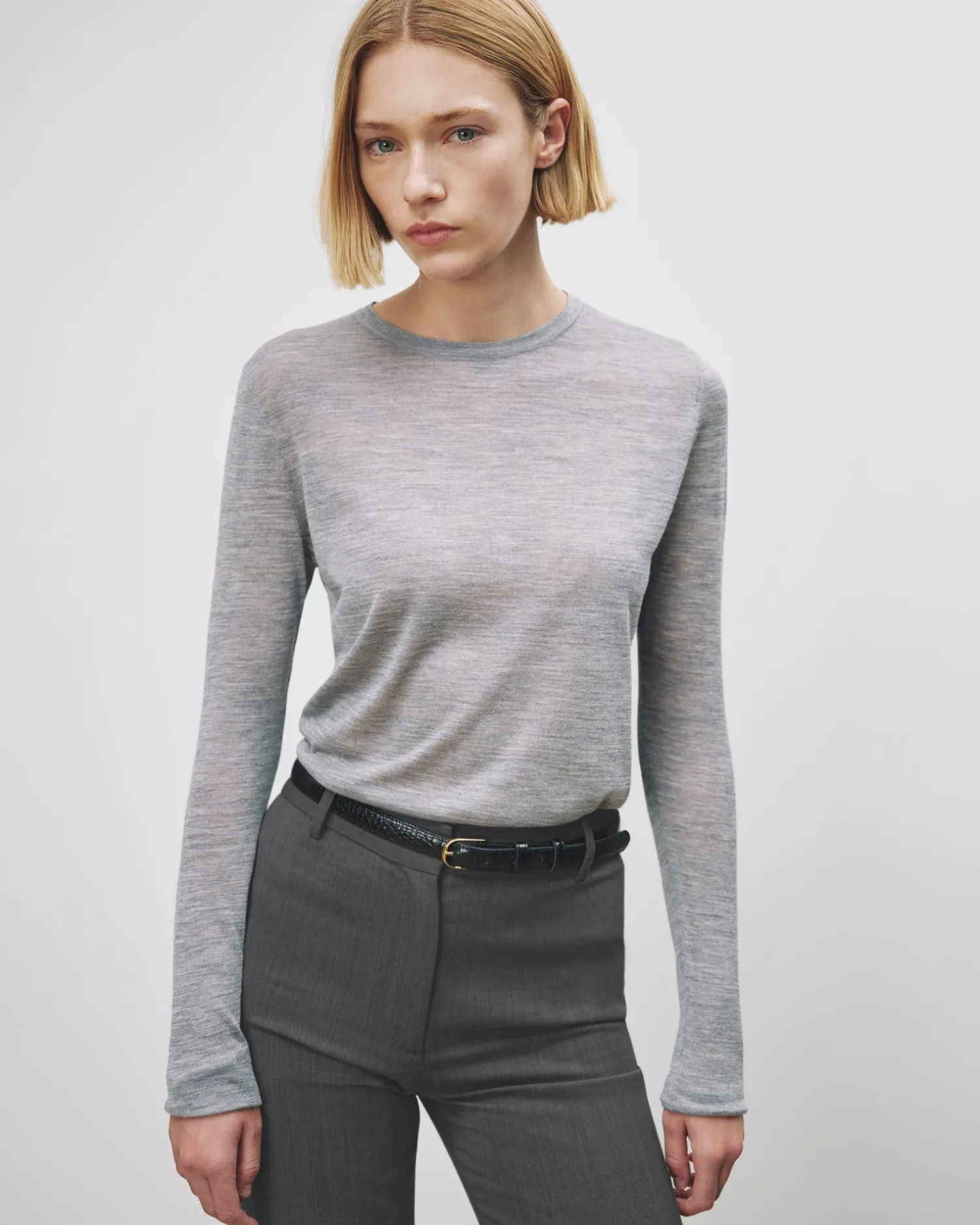 Clearance NILI LOTAN CANDICE SWEATER Greymelange