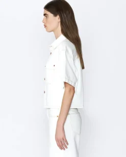 Outlet SLVRLAKE CARA SHIRT NaturalWhite