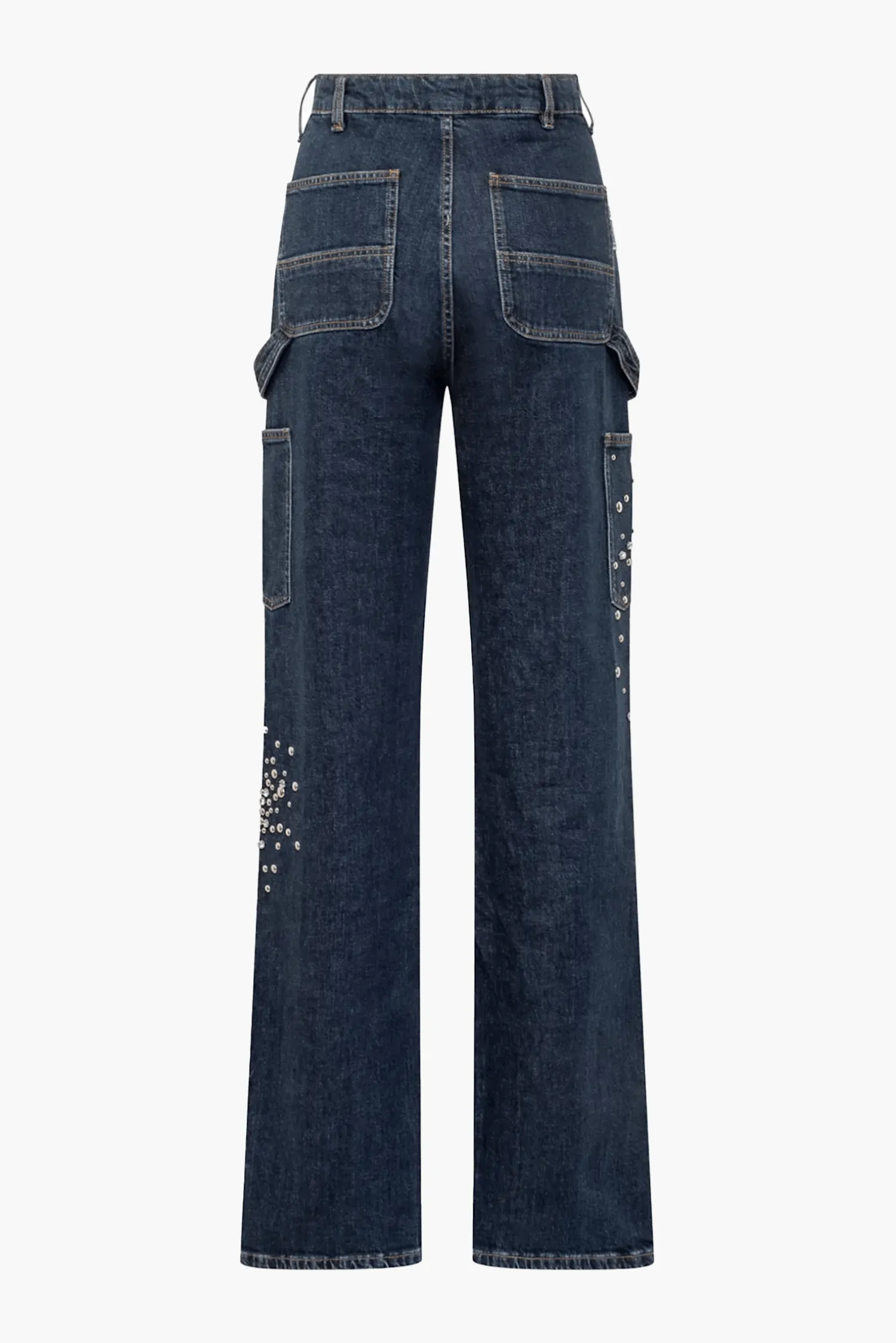 Cheap DES PHEMMES CARGO DENIM PANT DenimBlue