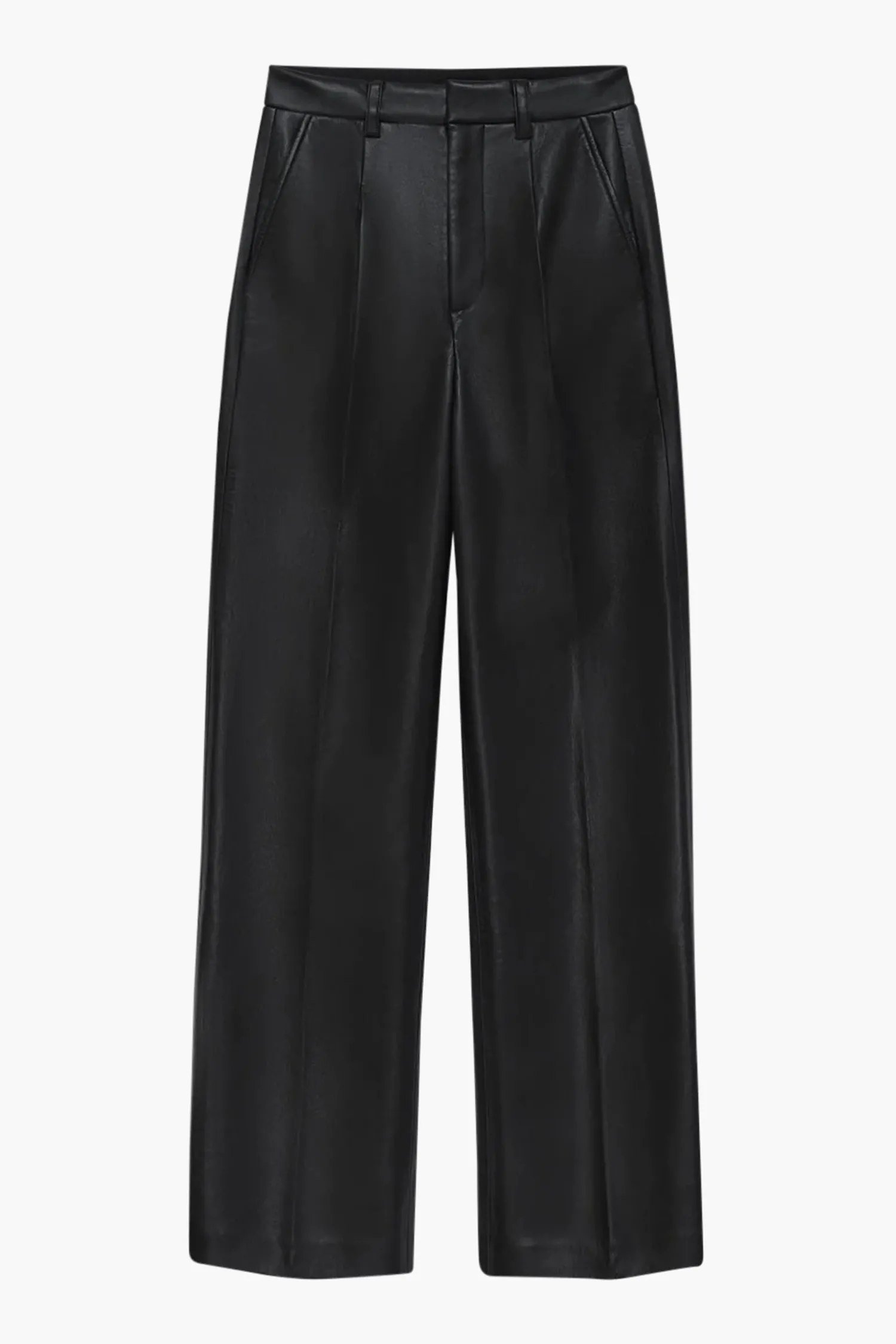 Flash Sale ANINE BING CARMEN PANT BLACK RECYCLED LEATHER