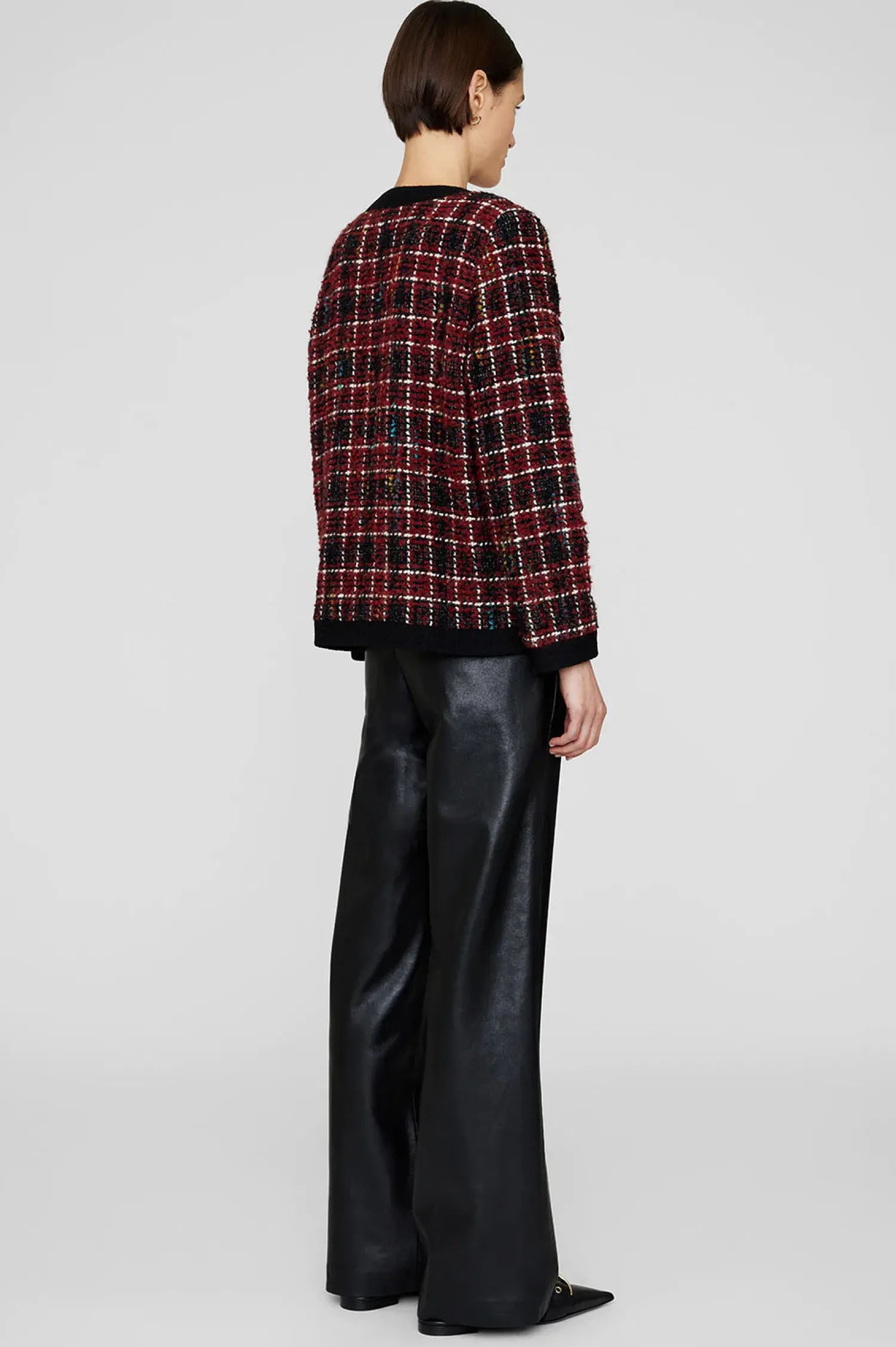 Flash Sale ANINE BING CARMEN PANT BLACK RECYCLED LEATHER