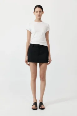 Fashion ST. AGNI CARTER MINI SKIRT Black