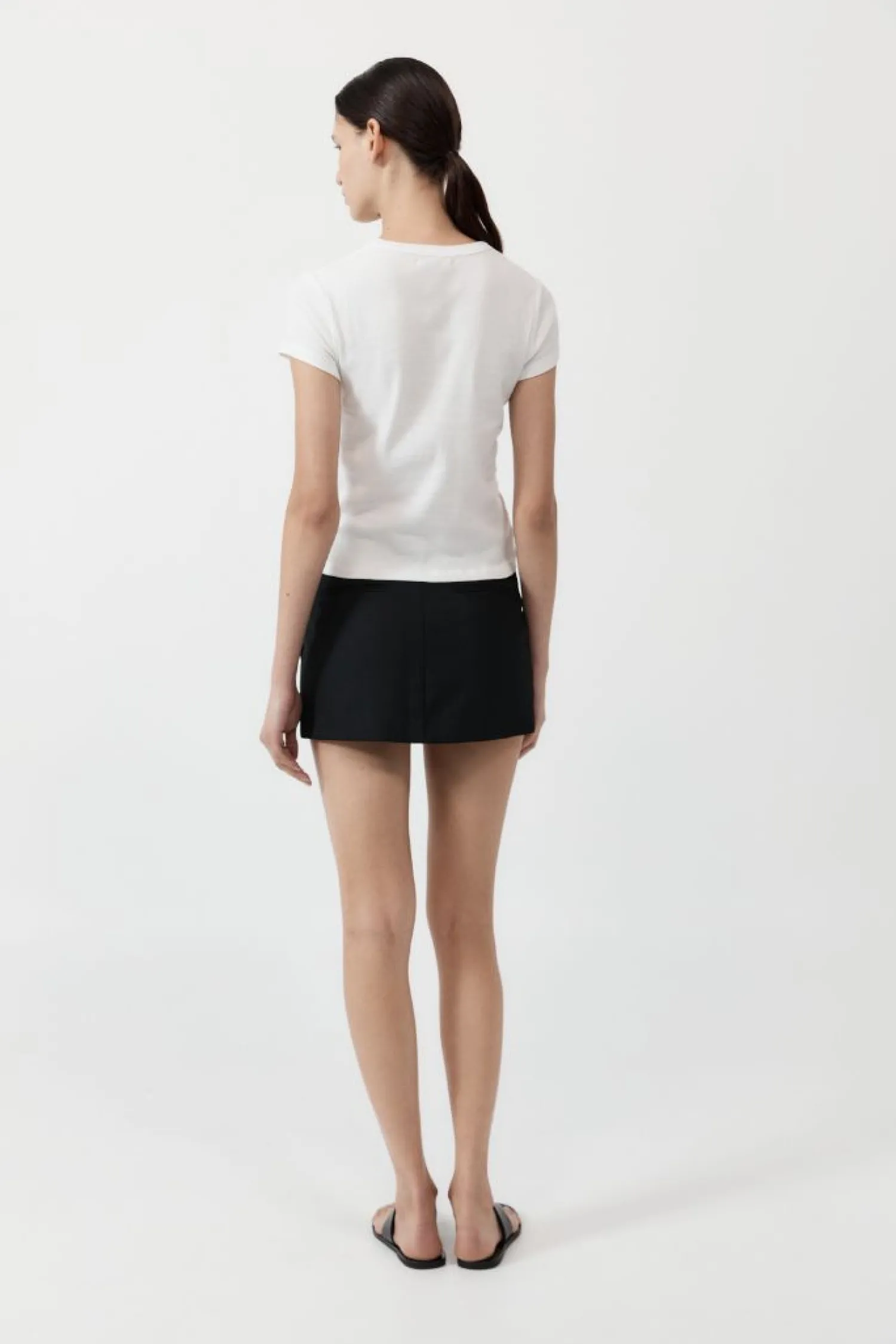 Fashion ST. AGNI CARTER MINI SKIRT Black