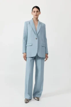 Fashion ST. AGNI CARTER TROUSERS StoneBlue