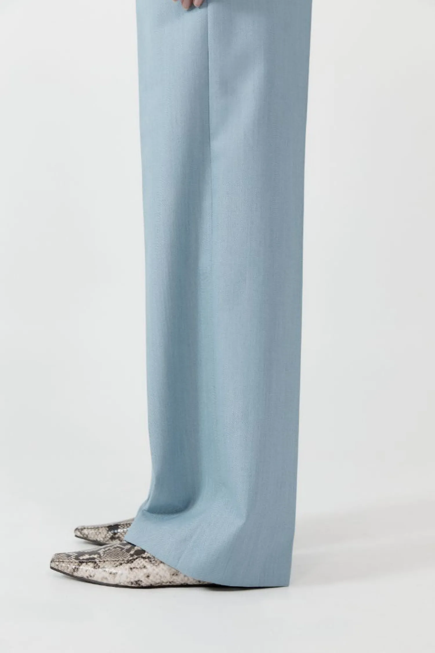 Fashion ST. AGNI CARTER TROUSERS StoneBlue